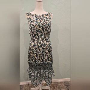 100% Silk, Brand New, Multicolor Patterned  Dress.